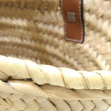 Small Raffia Basket Tote Brown - Lab Luxury Resale