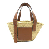 Small Raffia Basket Tote Brown - Lab Luxury Resale