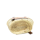 Small Raffia Basket Tote Brown - Lab Luxury Resale