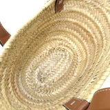 Small Raffia Basket Tote Brown - Lab Luxury Resale