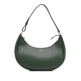 Leather Ava Shoulder Bag Green - Lab Luxury Resale