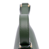 Leather Ava Shoulder Bag Green - Lab Luxury Resale