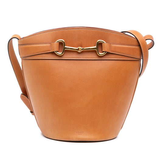 Leather Crecy Bucket Bag Brown - Lab Luxury Resale