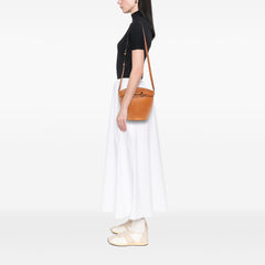 Leather Crecy Bucket Bag Brown - Lab Luxury Resale