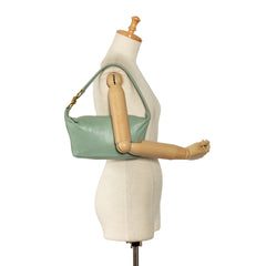 Small Knot Shoulder Bag Green - Lab Luxury Resale