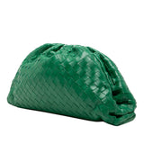 Nappa Intrecciato The Pouch Green - Lab Luxury Resale