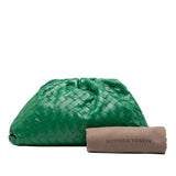 Nappa Intrecciato The Pouch Green - Lab Luxury Resale