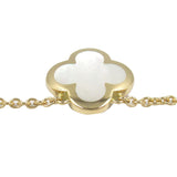 18K Yellow Gold and Mother of Pearl Pure Alhambra Pendant Necklace Gold - Lab Luxury Resale