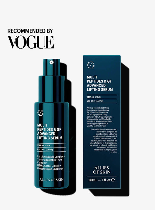 Allies of Skin Multi Peptides & GF Advanced Lifting Serum NIB