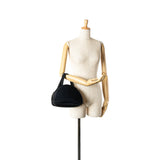 Yves Saint Laurent Vintage Satin Monogram Handbag Blue