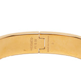 Narrow Enamel Lanternes Ballons et Cocardes Clic H Bracelet PM Blue - Lab Luxury Resale