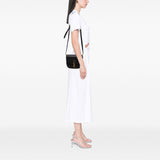 Saint Laurent Small Leather Monogram Kaia Crossbody Black