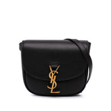 Small Leather Monogram Kaia Crossbody Black - Lab Luxury Resale