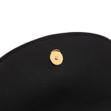 Small Leather Monogram Kaia Crossbody Black - Lab Luxury Resale