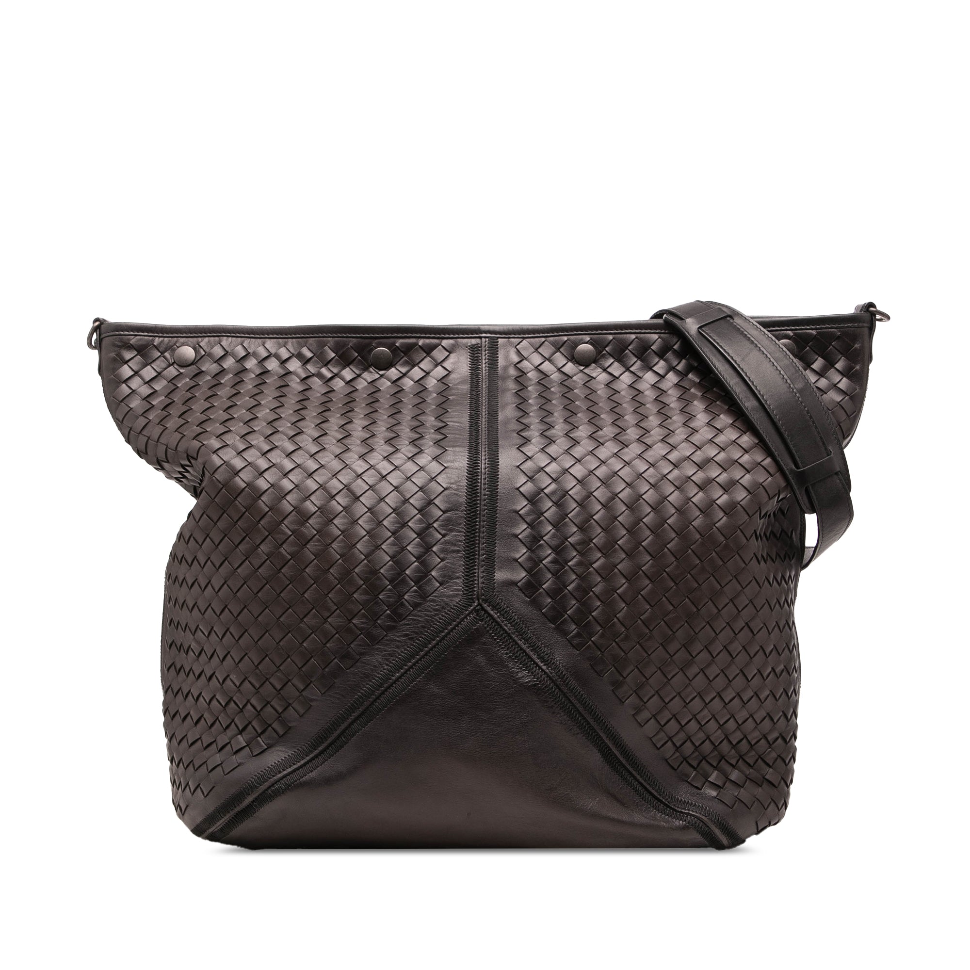 Nappa Intrecciato Travel Bag Brown - Lab Luxury Resale