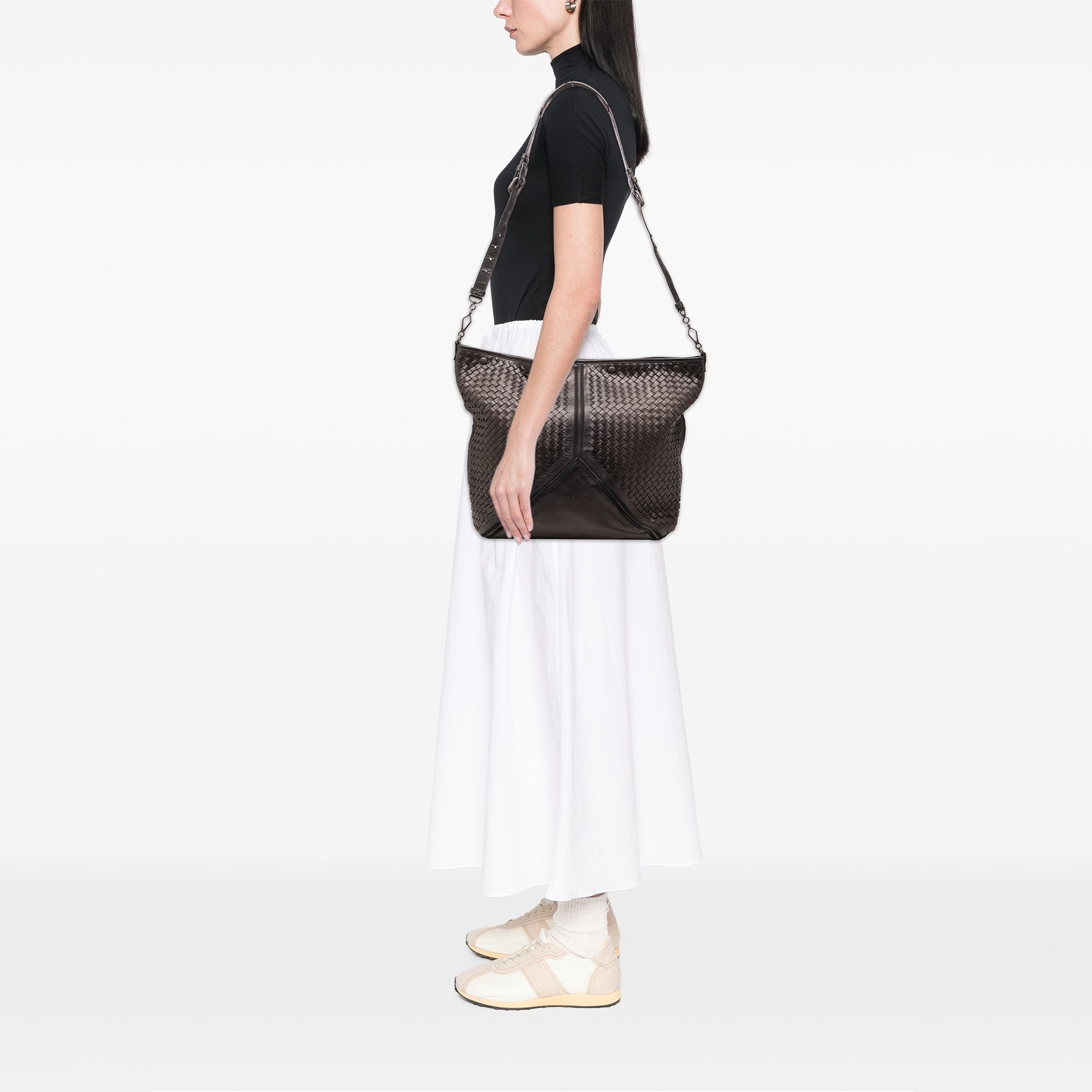 Nappa Intrecciato Travel Bag Brown - Lab Luxury Resale