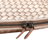 Metallic Nappa Intrecciato Nodini Crossbody Gold - Lab Luxury Resale