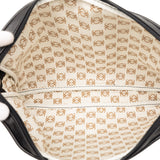 Leather Anagram Clutch Black - Lab Luxury Resale