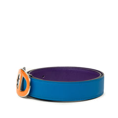 Swift and Epsom Chain de Ancre Reversible Belt Blue - Lab Luxury Resale