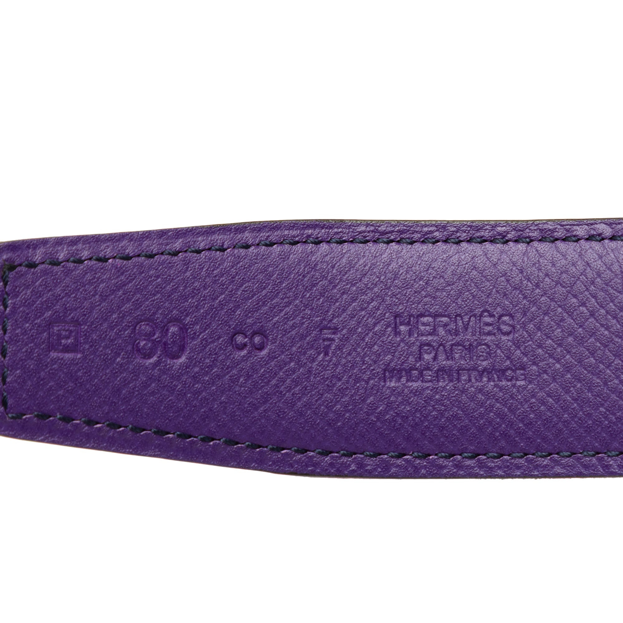 Swift and Epsom Chain de Ancre Reversible Belt Blue - Lab Luxury Resale