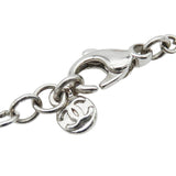 CC Silver Plated Crystal Cluster Pendant Necklace Silver - Lab Luxury Resale