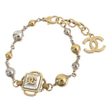 CC Gold and Palladium Plated Station Bracelet Gold - Lab Luxury Resale