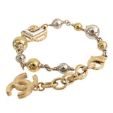 CC Gold and Palladium Plated Station Bracelet Gold - Lab Luxury Resale