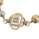 CC Gold and Palladium Plated Station Bracelet Gold - Lab Luxury Resale