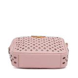 Perforated Saffiano Crossbody Pink - Lab Luxury Resale