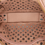 Perforated Saffiano Crossbody Pink - Lab Luxury Resale