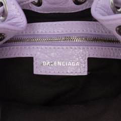 Lambskin Le Cagole Bucket Bag XS Purple - Lab Luxury Resale