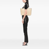 Small Lambskin Intreccio Cabat Tote Brown - Lab Luxury Resale