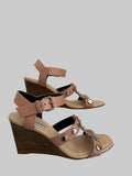 Balenciaga Tan strappy sandals Size 38 - LAB