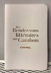 Chanel lined notebook with elegant cover, ideal for home use, featuring classic Chanel branding and sophisticated design.