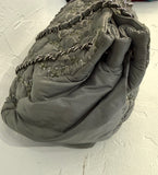 Pre-Owned Chanel Paris Byzance Tweed on Stitch Nylon Bubble Tote Green