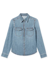 Fortela Brigitte Denim Shirt - Size IT44 US8