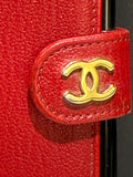 Pre-Owned Chanel Vintage Red Leather Agenda - LAB
