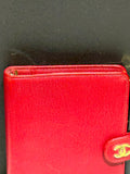 Pre-Owned Chanel Vintage Red Leather Agenda - LAB