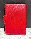 Pre-Owned Chanel Vintage Red Leather Agenda - LAB
