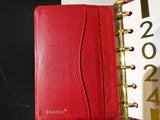 Pre-Owned Chanel Vintage Red Leather Agenda - LAB
