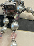 Sherman signed Antique Necklace Pearl