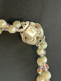 Sherman signed Antique Necklace Pearl