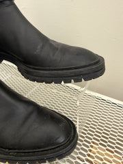 Givenchy Stud Chelsea boots in size 38, black leather ankle boots with metal stud accents, stylish and sleek footwear.
