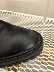 Givenchy Stud Chelsea boots in size 38 with black leather and silver stud accents, stylish ankle boots for women.