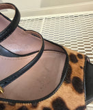 Gucci Lisbeth Leopard Pony Pump Size 37