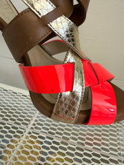 Dior Ibiza sandal in size 37, stylish women's shoes with a sleek design and neutral color, perfect for summer wear.