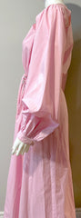 Pink Dorothee Schumacher dress with cutouts, size 2, featuring a stylish and contemporary design.