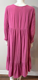 Xirena Magenta Gauzy Dress Size XS