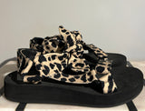 Loeffler Randall Animal Print sandals Size 7.5