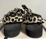 Loeffler Randall Animal Print sandals Size 7.5